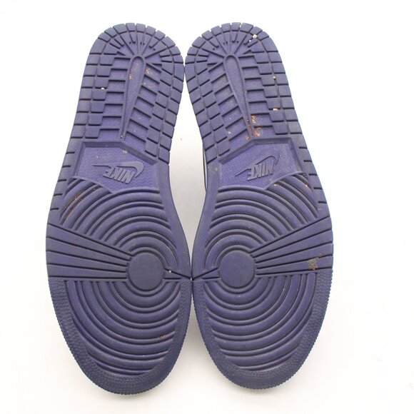 Nike Air Jordan Men's 12 Deep Royal Blue Leather Athletic Sneakers 852542-400 - Picture 9 of 10